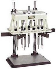 Procunier - 12 Inch Base Length x 5 Inch Base Width, Rectangular Base, Multiple Tapping Attachment - 13 Drivers, 1:1 Gear Ratio, For Use with 23000 Tappers, 29020-29037 and 29053 Machines - Exact Industrial Supply