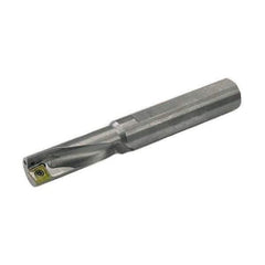 Allied Machine and Engineering - 2.36" Max Drill Depth, 3xD, 20mm Diam, Indexable Insert Drill - 1 Insert, 1" Shank Diam, Straight Shank - Caliber Tooling