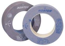 Norton - 24" Diam x 12" Hole x 8" Wide Centerless & Cylindrical Grinding Wheel - 60 Grit, Aluminum Oxide, Type 1, Medium Grade, Vitrified Bond, No Recess - Caliber Tooling