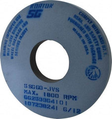 Norton - 14" Diam x 5" Hole x 1-1/2" Thick, J Hardness, 60 Grit Surface Grinding Wheel - Ceramic, Type 1, Medium Grade, 1,800 Max RPM, Vitrified Bond, No Recess - Caliber Tooling