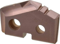 Allied Machine and Engineering - 21mm Diam x 5/32" Thick, Seat Code 1, 132° Included Angle Spade Drill Insert - AM200 Coated, Cobalt, Grade Super Cobalt, Series GEN2 T-A - Caliber Tooling