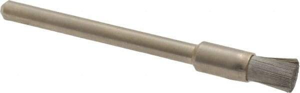 Anderson - 3/16" Brush Diam, Crimped, End Brush - 1/8" Diam Shank, 25,000 Max RPM - Caliber Tooling