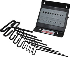 Eklind - 10 Piece T-Handle Hex Key Set - Exact Industrial Supply