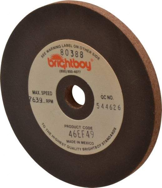 Cratex - 4" Diam x 1/2" Hole x 1/4" Thick, 46 Grit Surface Grinding Wheel - Coarse Grade - Caliber Tooling