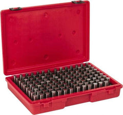 Value Collection - 125 Piece, 0.501-0.625 Inch Diameter Plug and Pin Gage Set - Plus 0.0002 Inch Tolerance, Class ZZ - Caliber Tooling