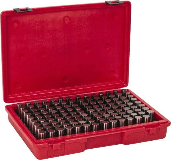 Value Collection - 125 Piece, 0.626-0.75 Inch Diameter Plug and Pin Gage Set - Plus 0.0002 Inch Tolerance, Class ZZ - Caliber Tooling