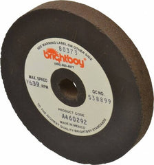 Cratex - 4" Diam x 1/2" Hole x 1/2" Thick, 46 Grit Surface Grinding Wheel - Coarse Grade - Caliber Tooling