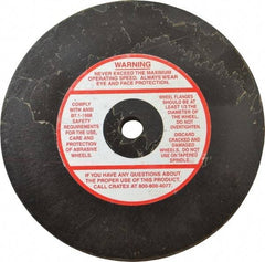 Cratex - 6" Diam x 1/2" Hole x 1/2" Thick, 46 Grit Surface Grinding Wheel - Coarse Grade - Caliber Tooling