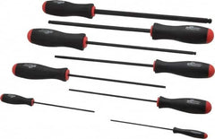 Bondhus - 8 Piece, 2 to 10mm Ball End Hex Driver Set - Comes in Vinyl Pouch - Caliber Tooling