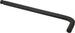 Bondhus - 3/8" Hex, Long Arm, Ball End Hex Key - 6-45/64" OAL, Protanium High Torque Steel, Inch System of Measurement - Caliber Tooling