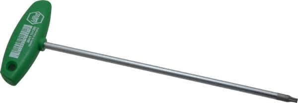 Wiha - T15 Standard Torx Key - Flag-Style, 7-7/8" Length Under Head, 200mm OAL - Caliber Tooling