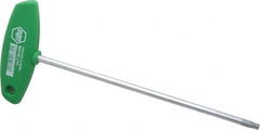 Wiha - T30 Standard Torx Key - Flag-Style, 7-7/8" Length Under Head, 200mm OAL - Caliber Tooling