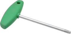 Wiha - T45 Standard Torx Key - Flag-Style, 5.91" Length Under Head, 150mm OAL - Caliber Tooling