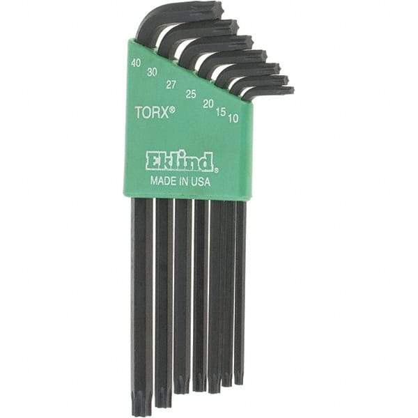 Eklind - Torx Key Set - 7 KEY LONG T10-T40 E EKLIND TORX L-KEY SETS - Caliber Tooling