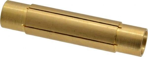 Made in USA - 11/16" Diam Through Hole Barrel Cylinder - 3" Barrel Length, Eccentric Slot - Caliber Tooling