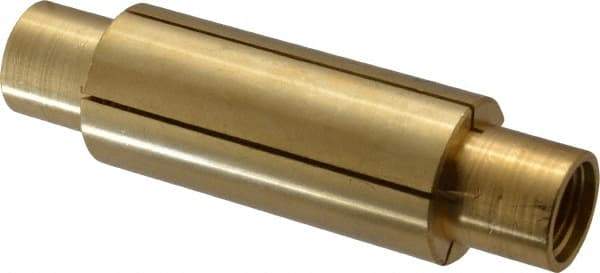 Made in USA - 7/8" Diam Through Hole Barrel Cylinder - 3" Barrel Length, Eccentric Slot - Caliber Tooling