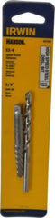 Irwin - 2 Piece Spiral Flute Screw Extractor & Drill Set - Screw Range 9/32 to 3/8" - Caliber Tooling