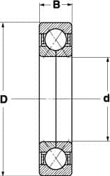 SKF - Radial Ball Bearings; Type: 4 Point Angular Contact Ball Bearing ; Style: Open ; Bore Diameter (mm): 35.00 ; Outside Diameter (mm): 72.00 ; Width (mm): 17.00 ; Flange Type: Without Flange - Exact Industrial Supply