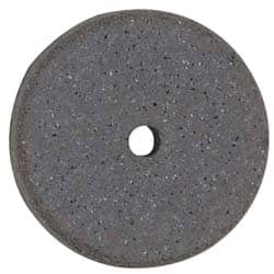 Cratex - 4" Diam x 1/2" Hole x 3/4" Thick, Surface Grinding Wheel - Silicon Carbide, Coarse Grade, 5,250 Max RPM, Rubber Bond, No Recess - Caliber Tooling