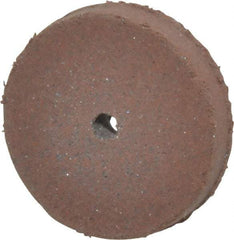 Cratex - 5/8" Diam x 1/16" Hole x 3/32" Thick, Surface Grinding Wheel - Silicon Carbide, Fine Grade, 25,000 Max RPM, Rubber Bond, No Recess - Caliber Tooling