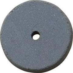 Cratex - 5/8" Diam x 1/16" Hole x 3/32" Thick, Surface Grinding Wheel - Silicon Carbide, Extra Fine Grade, 25,000 Max RPM, Rubber Bond, No Recess - Caliber Tooling