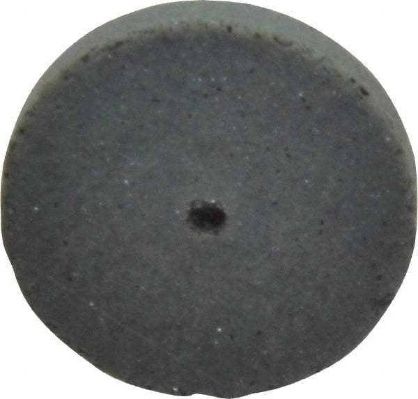 Cratex - 7/8" Diam x 1/16" Hole x 1/8" Thick, Surface Grinding Wheel - Silicon Carbide, Coarse Grade, 25,000 Max RPM, Rubber Bond, No Recess - Caliber Tooling