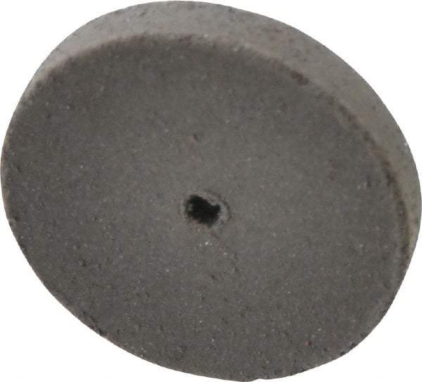 Cratex - 7/8" Diam x 1/16" Hole x 1/8" Thick, Surface Grinding Wheel - Silicon Carbide, Medium Grade, 25,000 Max RPM, Rubber Bond, No Recess - Caliber Tooling