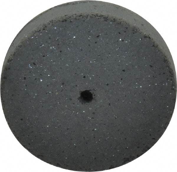 Cratex - 1" Diam x 1/16" Hole x 3/16" Thick, Surface Grinding Wheel - Silicon Carbide, Coarse Grade, 25,000 Max RPM, Rubber Bond, No Recess - Caliber Tooling