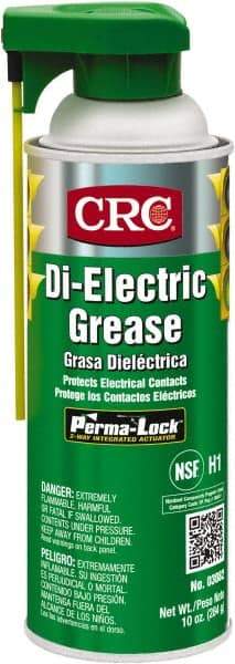 CRC - 16 oz Aerosol Silicone General Purpose Grease - Opaque White, Food Grade, 400°F Max Temp, NLGIG 2, - Caliber Tooling