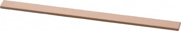 Made in USA - 600 Grit Aluminum Oxide Rectangular Polishing Stone - Super Fine Grade, 1/4" Wide x 4" Long x 1/16" Thick - Caliber Tooling