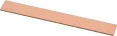 Made in USA - 320 Grit Aluminum Oxide Rectangular Polishing Stone - Extra Fine Grade, 1/2" Wide x 4" Long x 1/16" Thick - Caliber Tooling