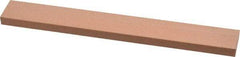 Made in USA - 220 Grit Aluminum Oxide Rectangular Polishing Stone - Very Fine Grade, 3/4" Wide x 6" Long x 1/4" Thick - Caliber Tooling