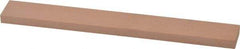 Made in USA - 320 Grit Aluminum Oxide Rectangular Polishing Stone - Extra Fine Grade, 3/4" Wide x 6" Long x 1/4" Thick - Caliber Tooling