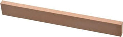 Made in USA - 400 Grit Aluminum Oxide Rectangular Polishing Stone - Super Fine Grade, 3/4" Wide x 6" Long x 1/4" Thick - Caliber Tooling