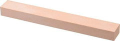 Made in USA - 400 Grit Aluminum Oxide Rectangular Polishing Stone - Super Fine Grade, 3/4" Wide x 6" Long x 1/2" Thick - Caliber Tooling