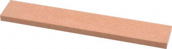 Made in USA - 120 Grit Aluminum Oxide Rectangular Polishing Stone - Fine Grade, 1" Wide x 6" Long x 1/4" Thick - Caliber Tooling