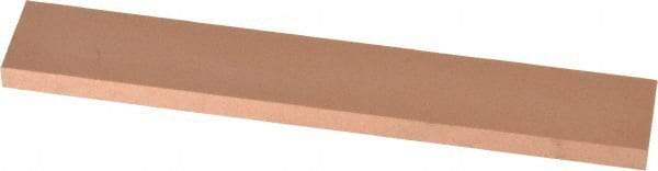 Made in USA - 220 Grit Aluminum Oxide Rectangular Polishing Stone - Very Fine Grade, 1" Wide x 6" Long x 1/4" Thick - Caliber Tooling