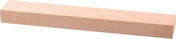 Made in USA - 320 Grit Aluminum Oxide Rectangular Polishing Stone - Extra Fine Grade, 1" Wide x 6" Long x 1/2" Thick - Caliber Tooling