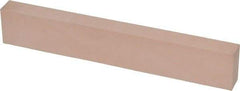 Made in USA - 600 Grit Aluminum Oxide Rectangular Polishing Stone - Super Fine Grade, 1" Wide x 6" Long x 1/2" Thick - Caliber Tooling