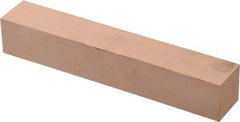 Made in USA - 400 Grit Aluminum Oxide Square Polishing Stone - Super Fine Grade, 1" Wide x 6" Long x 1" Thick - Caliber Tooling