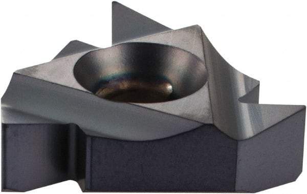 Iscar - 22IR Internal Right Hand 7-5 Partial Profile 60° Laydown Threading Insert - Grade IC908, TiAlN Coated Carbide, 12.7mm Inscribed Circle - Caliber Tooling