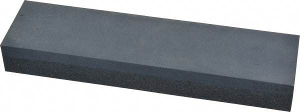 Made in USA - 8" Long x 2" Wide x 1" Thick, Silicon Carbide Sharpening Stone - Rectangle, Coarse, Fine Grade - Caliber Tooling