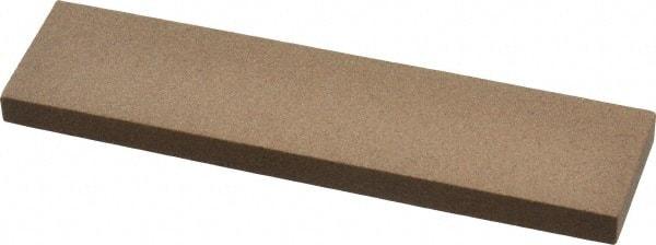 Made in USA - 4" Long x 1" Wide x 1/4" Thick, Aluminum Oxide Sharpening Stone - Rectangle, Medium Grade - Caliber Tooling