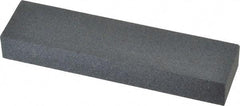 Made in USA - 4" Long x 1" Wide x 1/2" Thick, Silicon Carbide Sharpening Stone - Rectangle, Medium Grade - Caliber Tooling