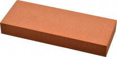 Made in USA - 5" Long x 2" Wide x 5/8" Thick, Aluminum Oxide Sharpening Stone - Rectangle, Fine Grade - Caliber Tooling