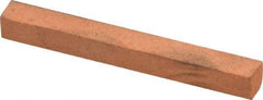 Made in USA - 4" Long x 1/4" Wide x 1/4" Thick, Aluminum Oxide Sharpening Stone - Square, Fine Grade - Caliber Tooling