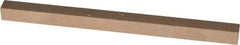 Made in USA - 4" Long x 1/4" Wide x 1/4" Thick, Aluminum Oxide Sharpening Stone - Square, Medium Grade - Caliber Tooling