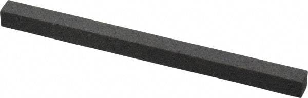 Made in USA - 4" Long x 1/4" Wide x 1/4" Thick, Aluminum Oxide Sharpening Stone - Square, Coarse Grade - Caliber Tooling