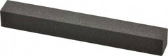 Made in USA - 4" Long x 1/2" Wide x 1/2" Thick, Aluminum Oxide Sharpening Stone - Square, Coarse Grade - Caliber Tooling