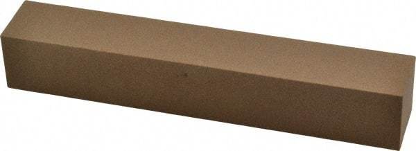 Made in USA - 6" Long x 1" Wide x 1" Thick, Aluminum Oxide Sharpening Stone - Square, Medium Grade - Caliber Tooling